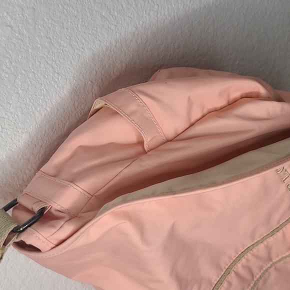 Y2K Ralph Lauren Polo Jeans Co. Pink nylon messenger tote bag - Picture 9 of 16